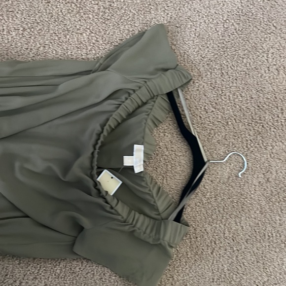 NWT Michael Kors Safari green jumpsuit - Picture 4 of 5